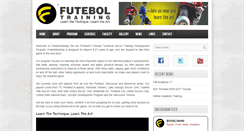 Desktop Screenshot of futeboltraining.com